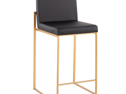 Fuji - Contemporary High Back Stylish Counter Stool