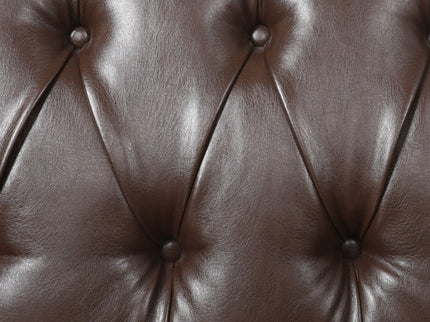Sophisticated Loveseat With Diamond Stitched Detailing