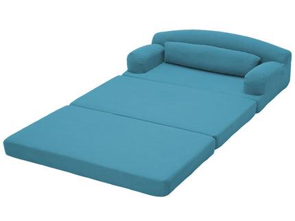 2 Seater Sofa Bed, Compact Foldable Floor Couch