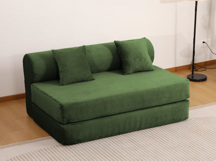 Convertible Sofa Bed, 2 Seater Fold Out Floor Couch