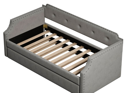 Upholstered Daybed With Trundle