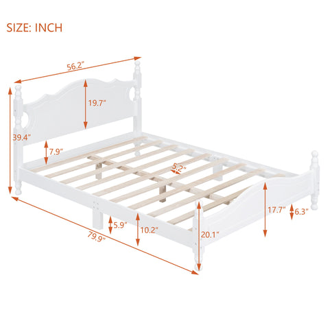 Platform Bed Frame With Slat Support