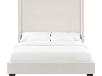 Hampton - Upholstered Platform Bed With Tall Headboard