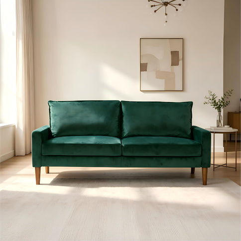 Upholstered Sofa, 3 Seater Couch For Living Room