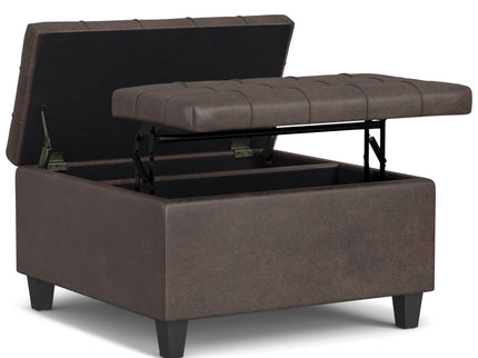 Harrison - Upholstered Coffee Table Storage Ottoman