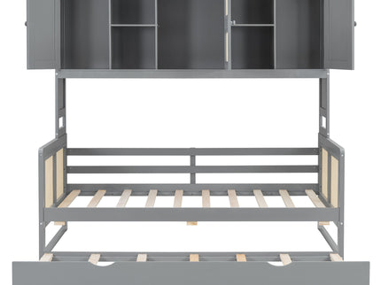 Daybed And All In One Cabinet And Shelf