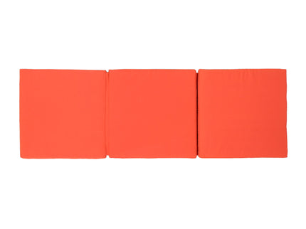 Waterproof Fabric Lounge Cushion With Rectangular Shape - Orange