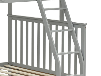 Bunk Bed With Ladder, And Safety Guard Rails