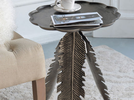 Leaf Side Table - Silver