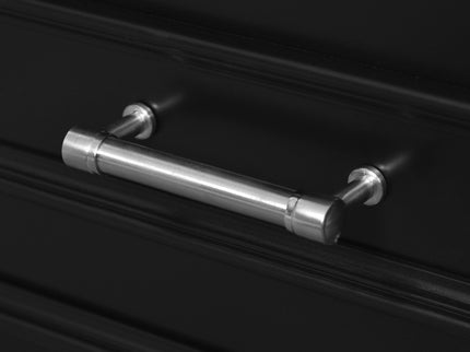 Bathroom Vanity With Ceramic Sink Combo, Modern Freestanding Storage Cabinet With Silver Handles