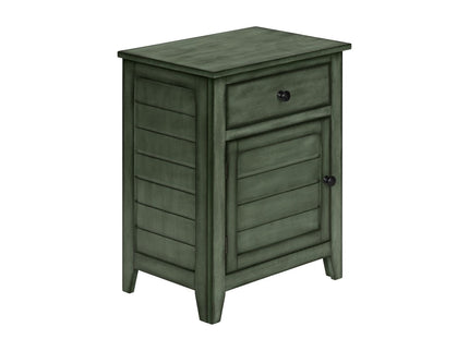 Accent Nightstand, Storage Drawer, Transitional