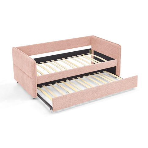 Upholstered Daybed With Pop Up Trundle