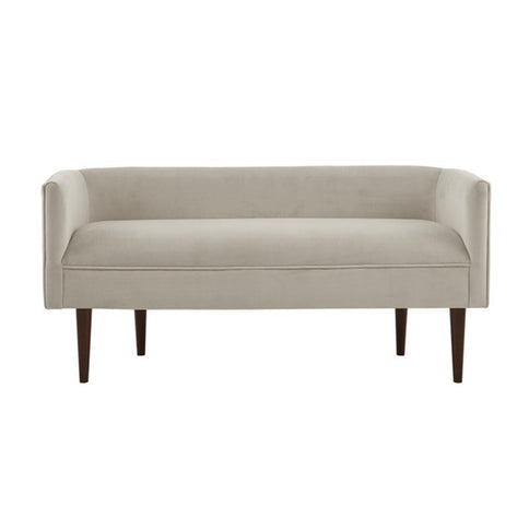 Farrah - Accent Bench With Low Back & Sides - Cream