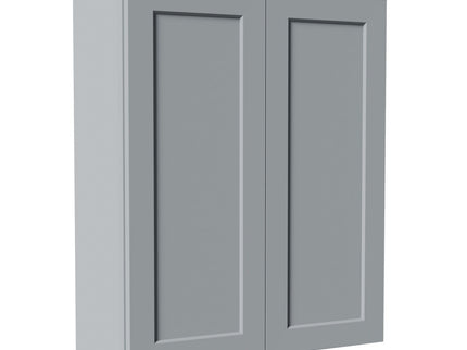 Shaker Wall Cabinet With Soft Close Hinges, Adjustable Shelves, Double Door