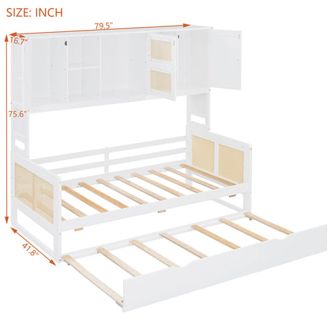 Daybed And All In One Cabinet And Shelf