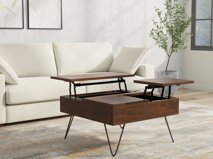Hunter - Square Lift Top Coffee Table - Walnut