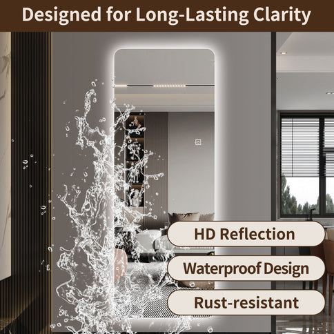 Wall Mounted LED Full Length Mirror
