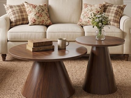 Modern Nesting Coffee Table Set For Living Room