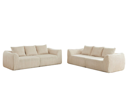 Minimalist Set With Curved Lines & Gently Sloped Backrest
