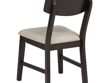Jackie - 5 Piece Dining Set With Drop Leaf Table And Side Chairs - Dark Coffee