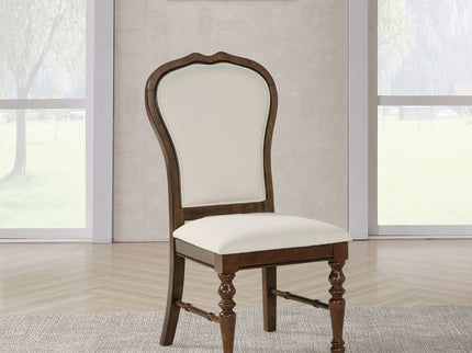 Claire - Upholstered Dining Side Chair (Set of 2) - Ivory
