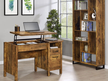 Chicolm - Lift Top Office Desk - Rustic