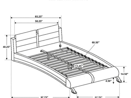 Caledonia - Sleigh Bed With Curved Headboard