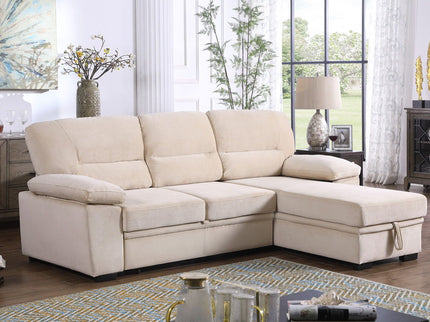 Kipling - Reversible Sleeper Sectional Sofa Chaise