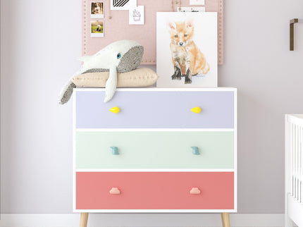 3 Drawer Dresser, Storage Cabinet With Anti Tip Safety