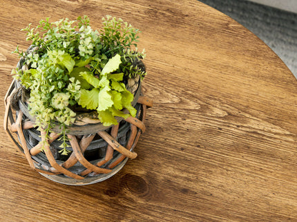 Circular Coffee Table With Adjustable Feet