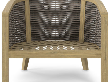 Parkside - Outdoor Conversation Chair (Set of 2) - Natural