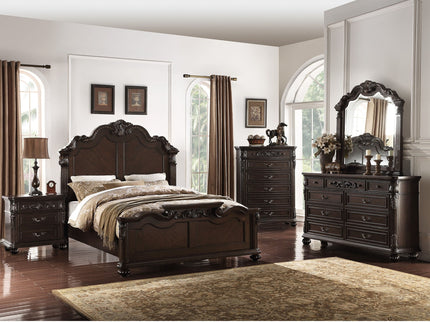 Bed With Carved Details