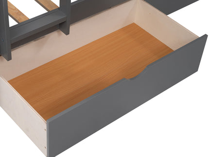 Bunk Bed With Loft And 2 Drawers