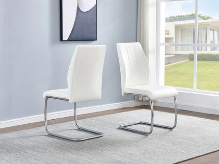 Dining Chair, Soft Upholstered (Set of 2) - White
