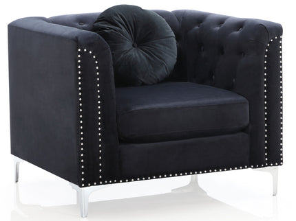Contemporary Sloped Arm Chair