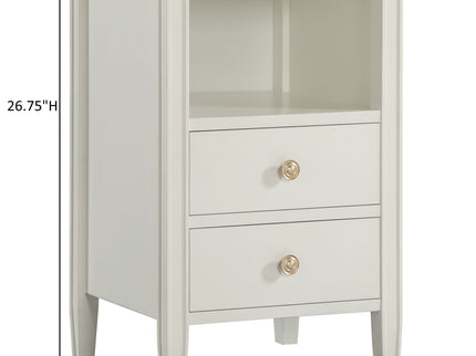 Winston - 2 Drawer Storage Nightstand