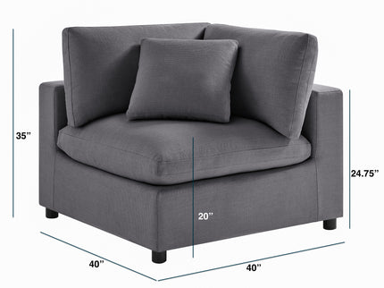 Cassandra - Corner Wedge Chair