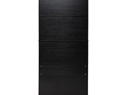 Fluted Kitchen Pantry Cabinet With 3 Keyboard Drawers & 6 Adjustable Door Shelves