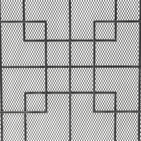 Dorothy - Modern Single Panel Iron Fire Screen