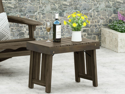 Temptation - Outdoor Foldable Side Table With Slat Design