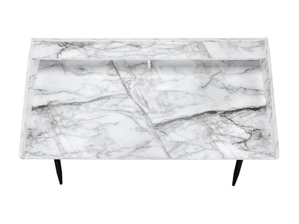 Computer Desk For Home Office, Laptop Storage Shelves, Contemporary & Modern