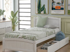 White / Twin / 2 Drawers