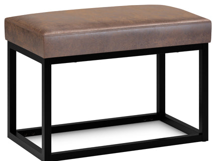 Reynolds - Small Bench - Distressed Chestnut Brown