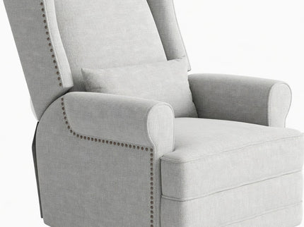 Extra Wide Swivel Recliner Glider Chair With Footrest