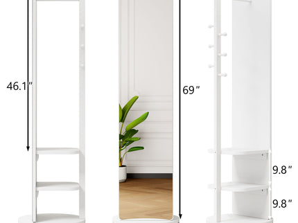 3 In 1 Multifunctional Full Length Clothing Mirror