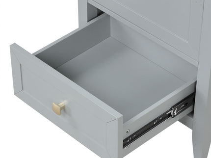 Bathroom Vanity With Sink, Soft Closing Cabinet Door, Storage Rack And Drawer