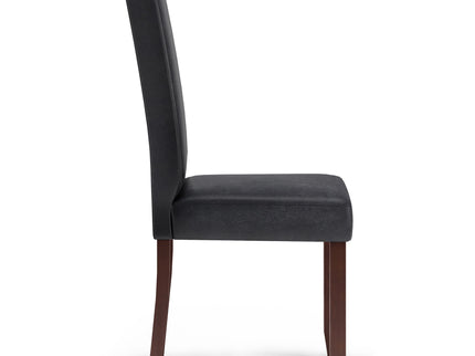 Acadian - Parson Dining Chair (Set of 2) - Distressed Black