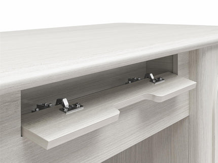 Selena - Double Pedestal Desk - Rustic White