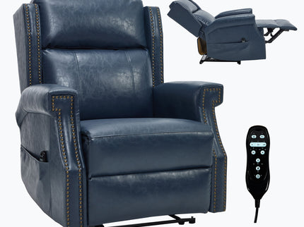 Manual Recliner Chair With Heavy Duty Motion Mechanism, 8 Vibrating Nodes And 3 Massage Modes For Living Room
