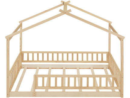 Bed House Bed Frame With Fence